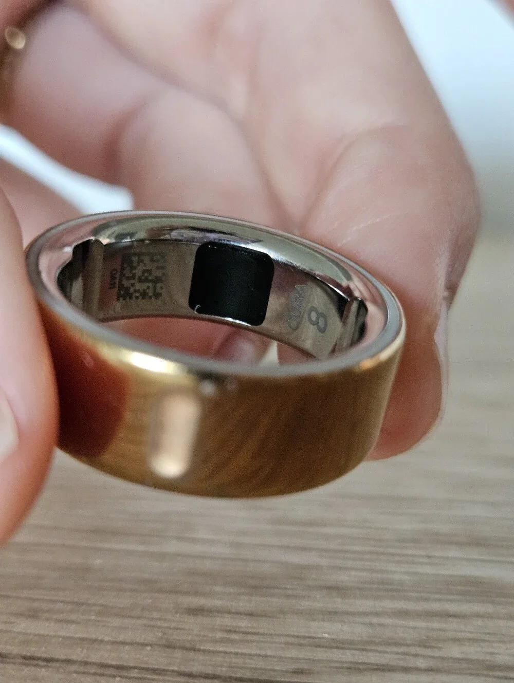 Oura Ring | Gen 4 | Gold | Size 8 | Charger And Cable Included